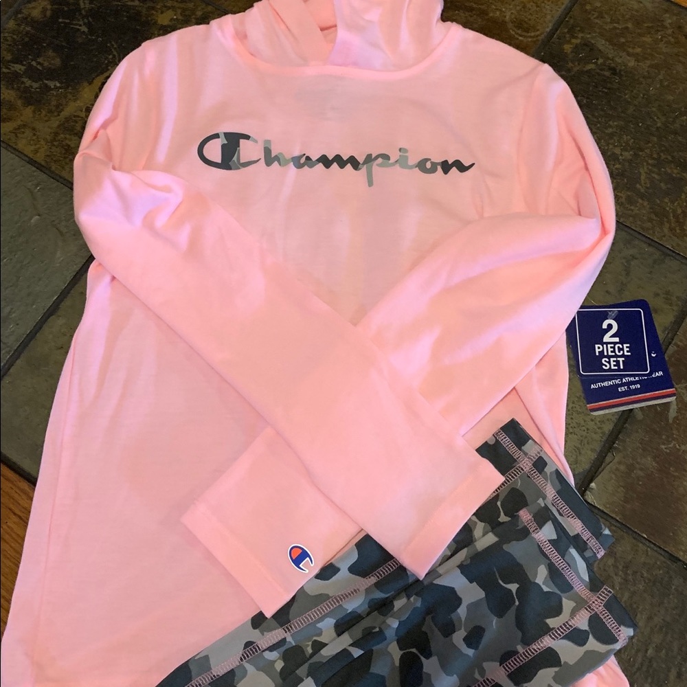 2 pc girls camo set